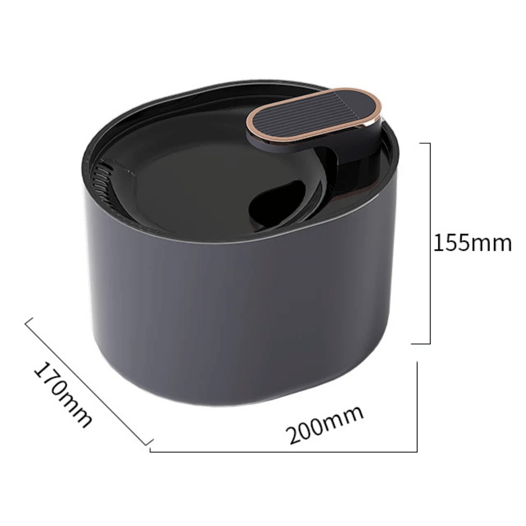 Automatic Cat Water Fountain with Silent Motion Sensor & LED Light | USB Rechargeable 18