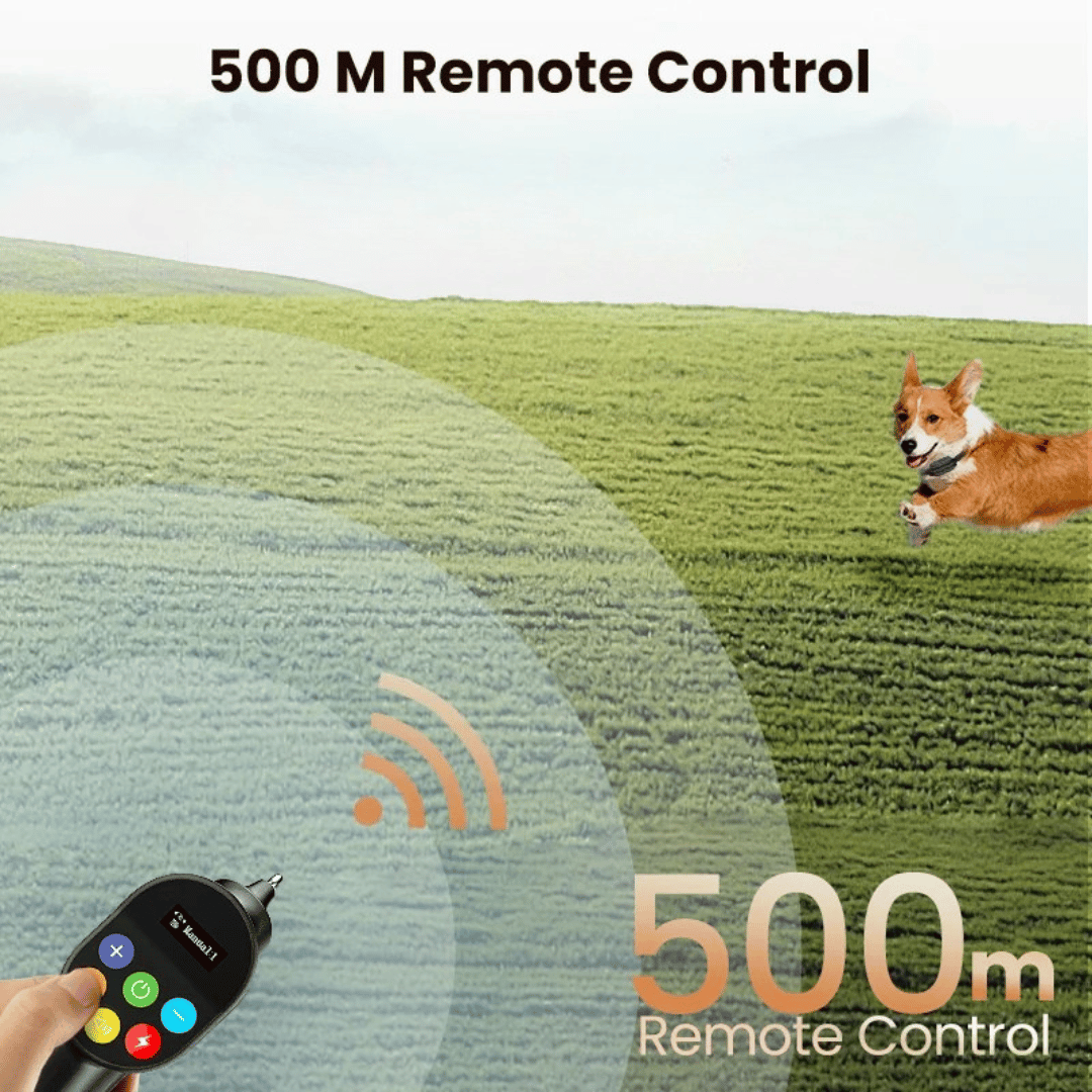 500m Easy-Grip Remote Control Dog Training Collar 11