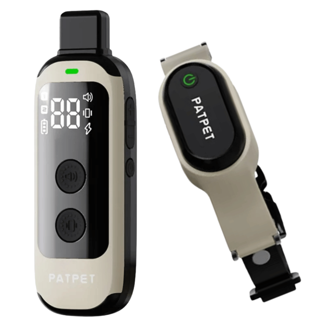 Electric Dog Training Collar & Remote with 3 Modes for Behaviour Control | Up to 600m & Waterproof