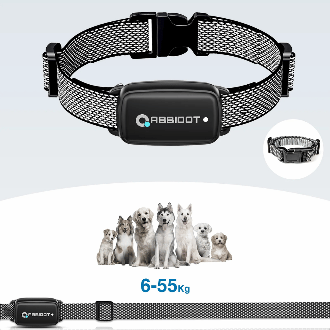 Safe No Shock Anti-Bark Dog Training Collar with Remote Control for Humane Behavioural Training