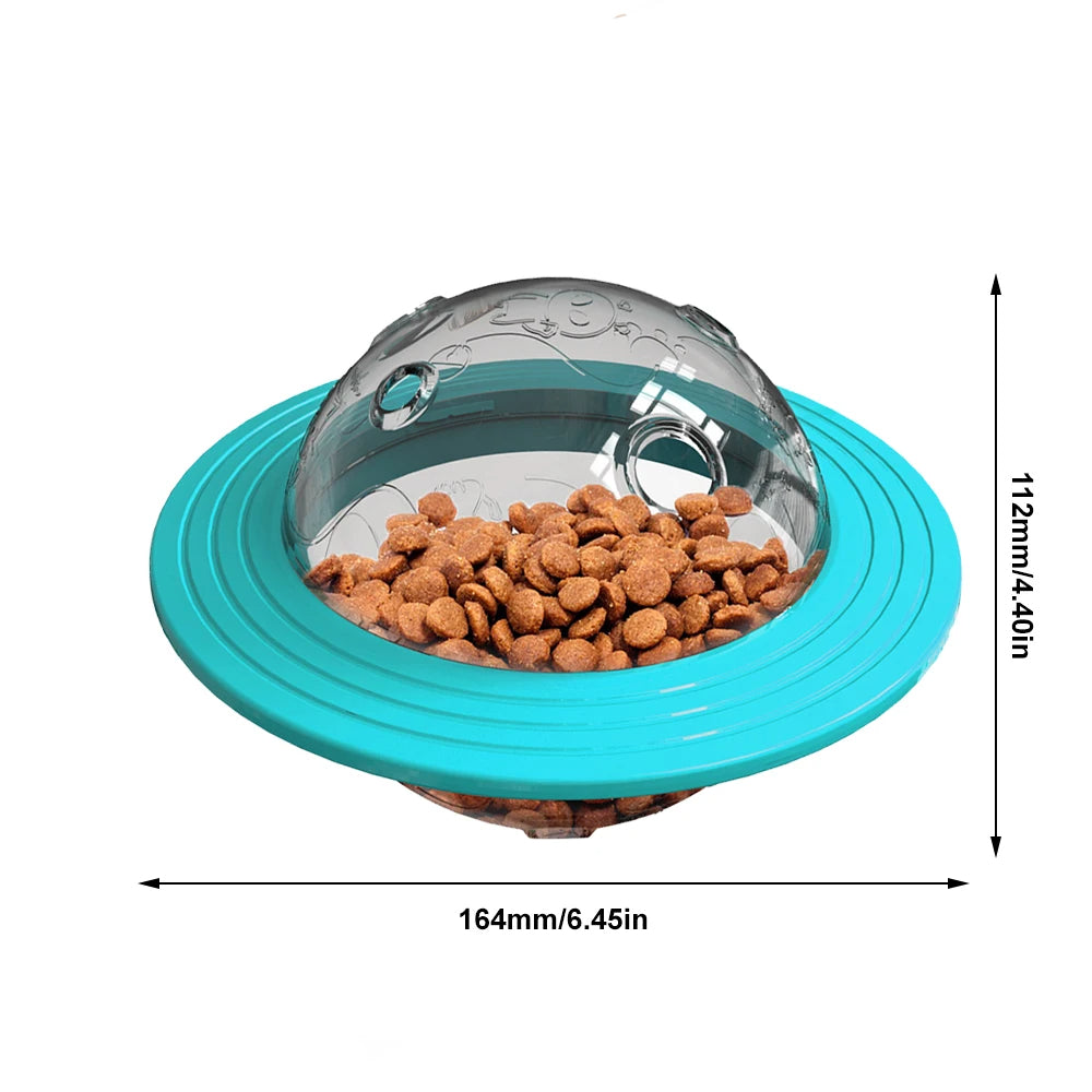 Interactive Dog Treat Ball Toy for Slow Feeding of Biscuits & Food
