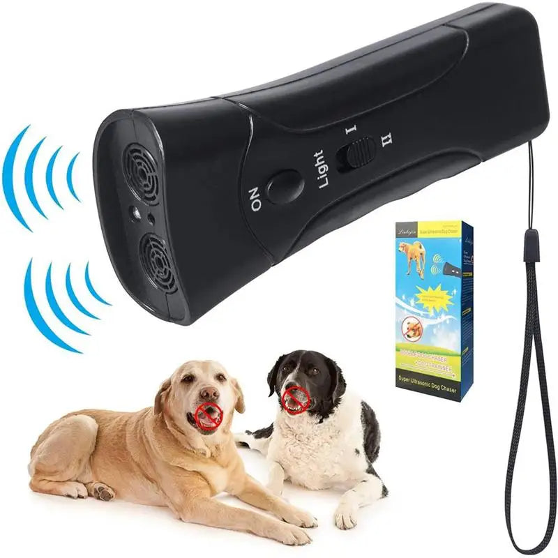 Ultrasonic Dog Bark Control Device with LED Torch 4