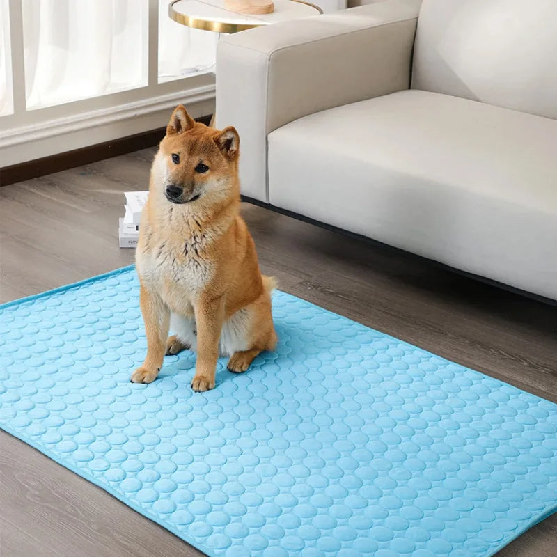 Padded Dog Cooling Mat for Sofas, Floors & Pet Beds | Machine Washable