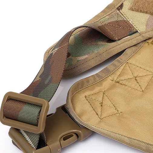 Large Dog Military-Style Dog Harness with Collar, Leash & Pouch Set | Tactical Dog Training Vest 16
