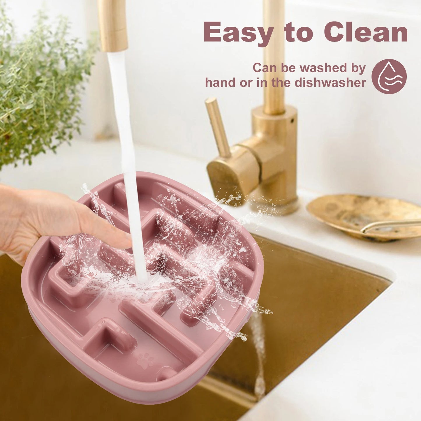 Maze-Design Slow Feeder Pet Bowl for Healthy Eating