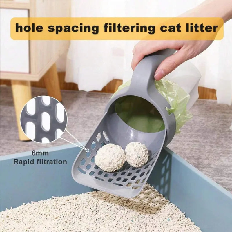 Easy-Scoop Cat Litter Sifter with Attached Waste Container 5