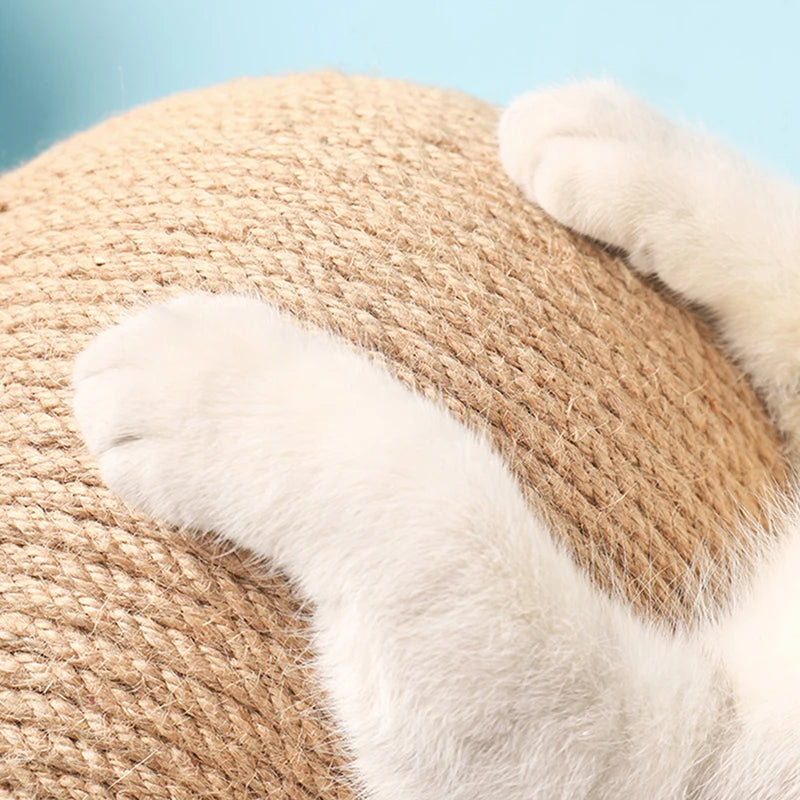 Free-Standing Cat Scratching Ball