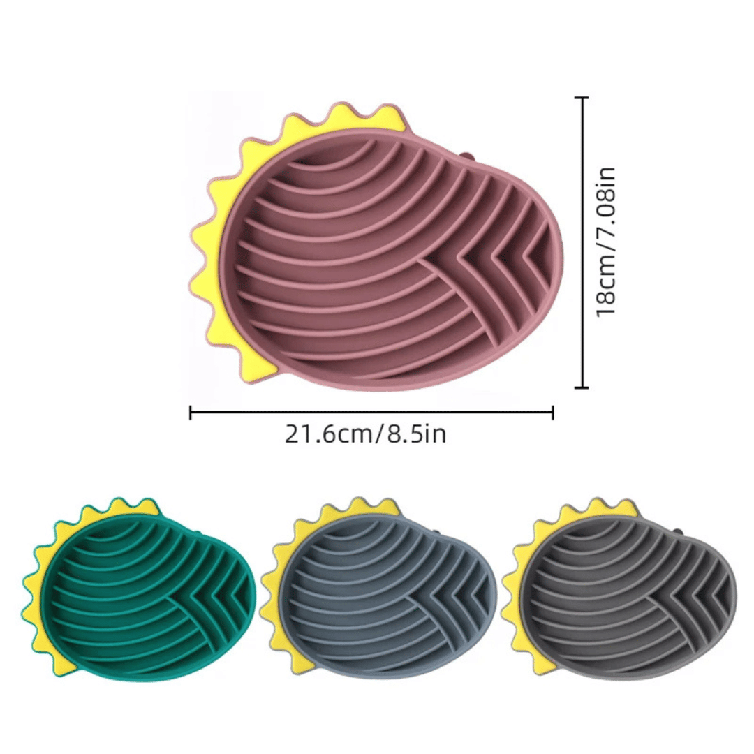 No-Spill Silicone Pet Lick Mat Pad For Small Dogs & Cats 10