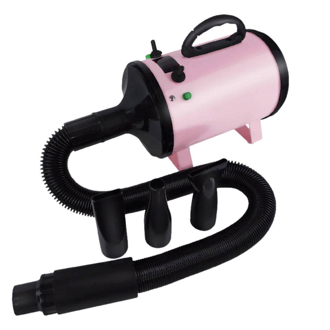 Low-Noise Dog Hairdryer with Temperature Control & Changeable Nozzles | Compact & Portable 2800W Blow Dryer for Dog Grooming 2