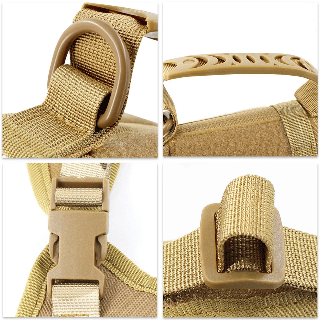 Military-Style Tactical Cat Harness & Leash 26