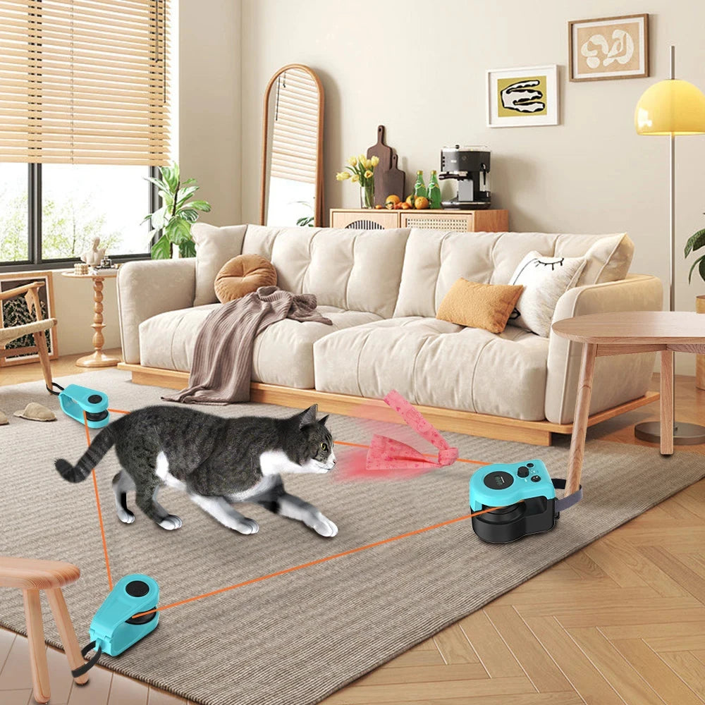 Interactive Cat Hunting Toy | Motion-Based Exercise Game for Indoor Cats