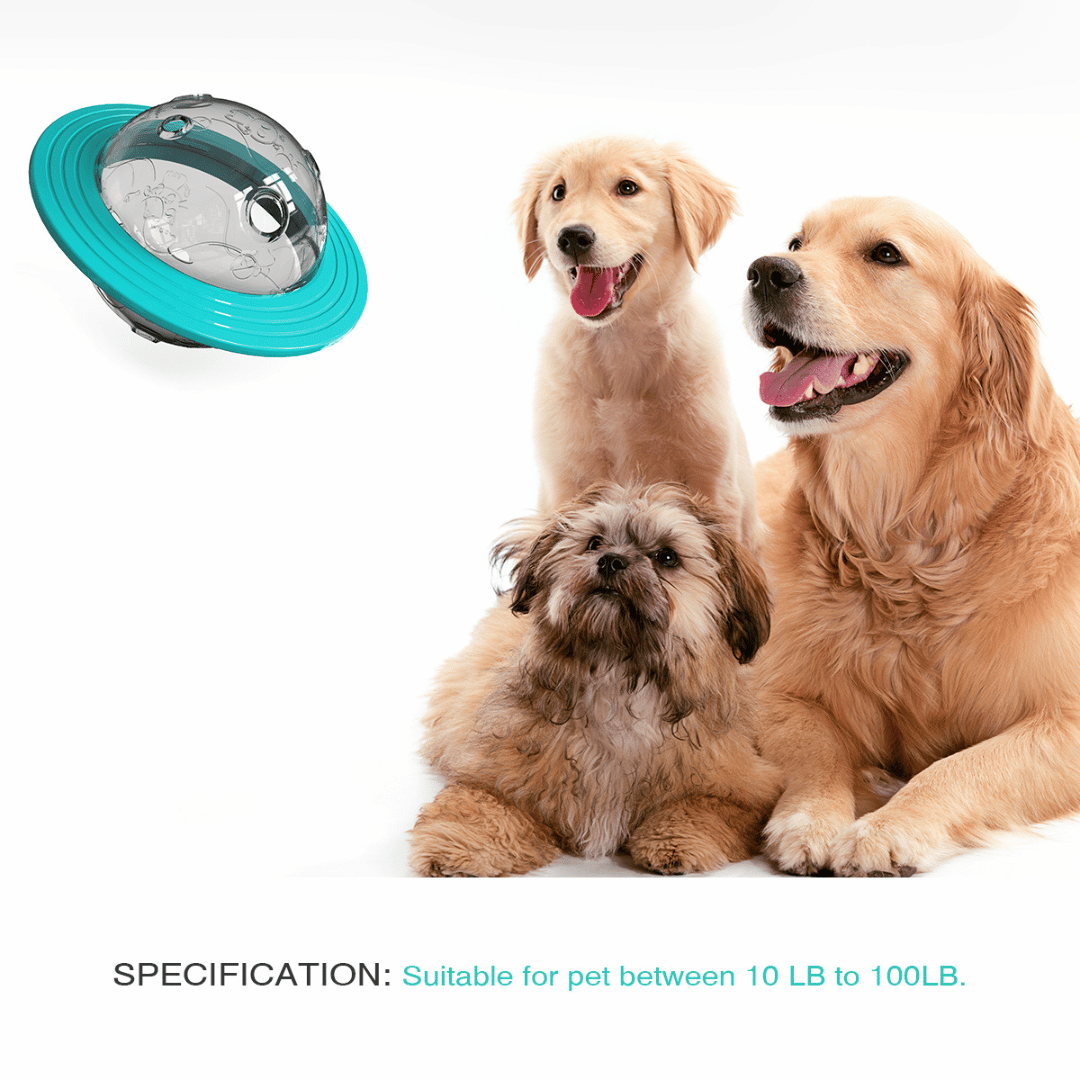 Interactive Dog Treat Ball Toy for Slow Feeding of Biscuits & Food