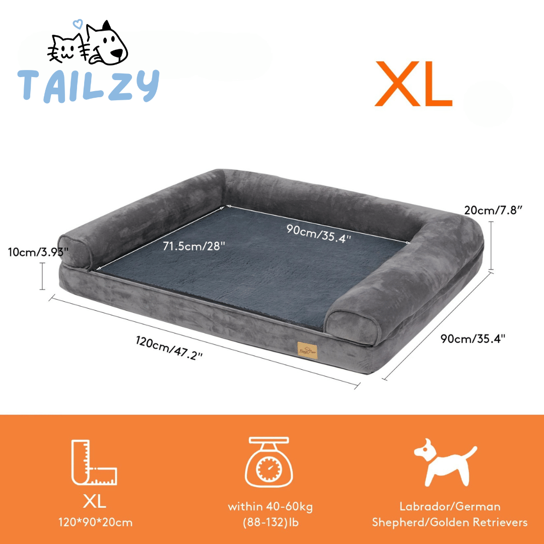 XL Orthopedic Dog Bed Memory Foam Mattress for Large Dogs