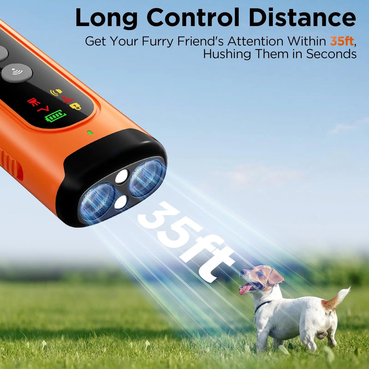 Pocket-Size Ultrasonic Dog Bark Controller with Fast Charge & Long Battery Life 4