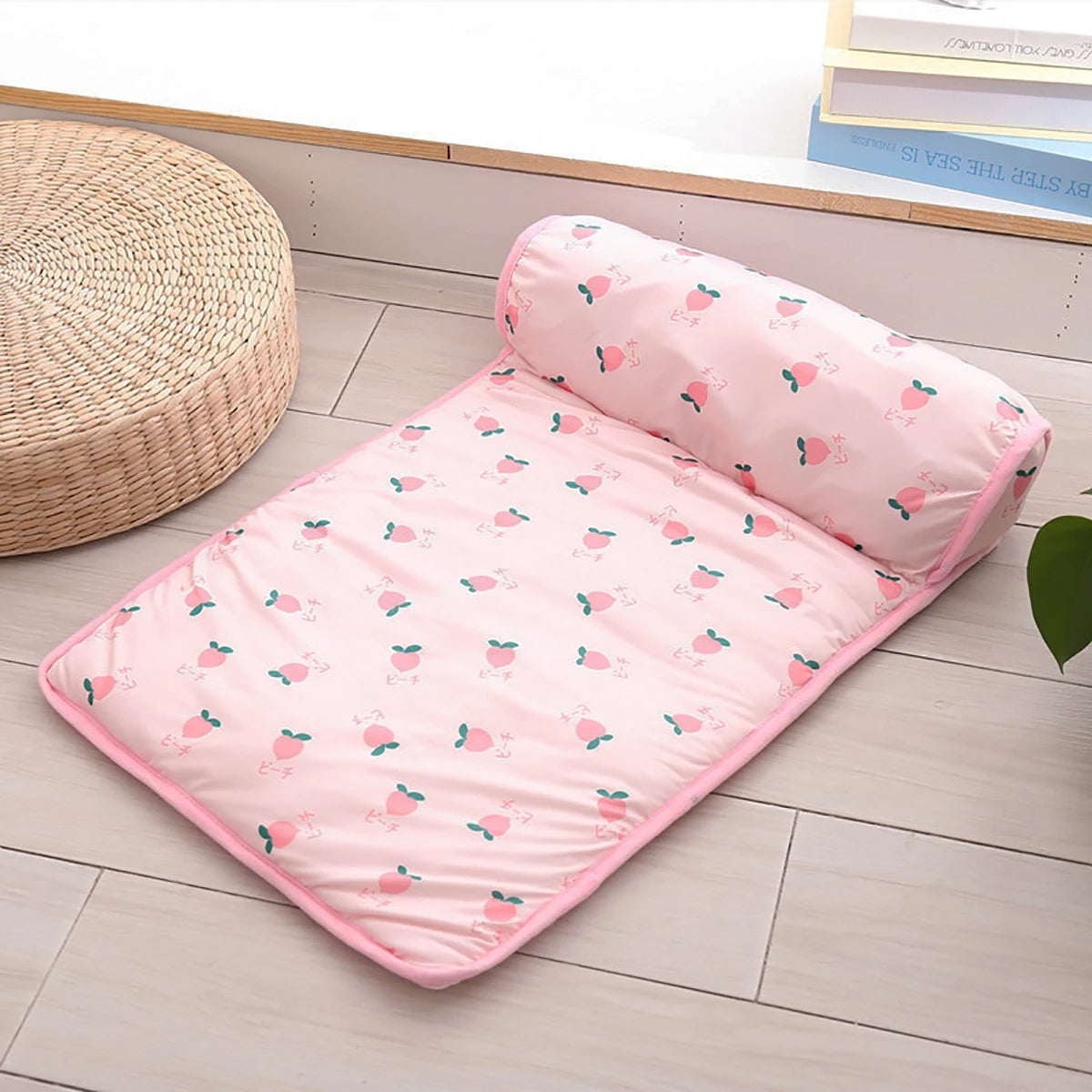 Cute Dog Cooling Mat Pad with Head Support | Breathable & Machine Washable 6