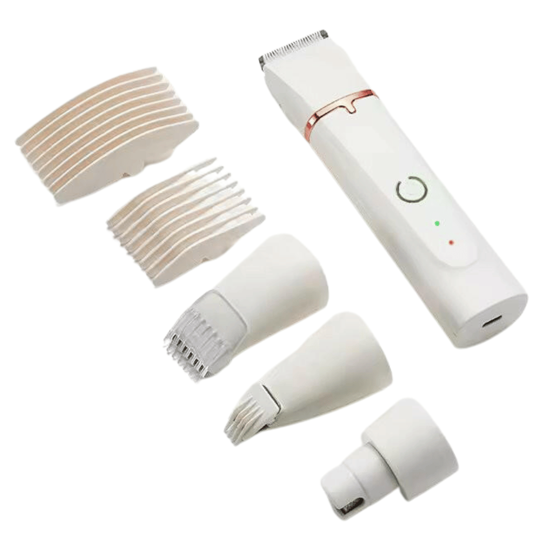 Cordless 4-in-1 Dog Grooming Clippers – Low Noise, Waterproof & Rechargeable 3
