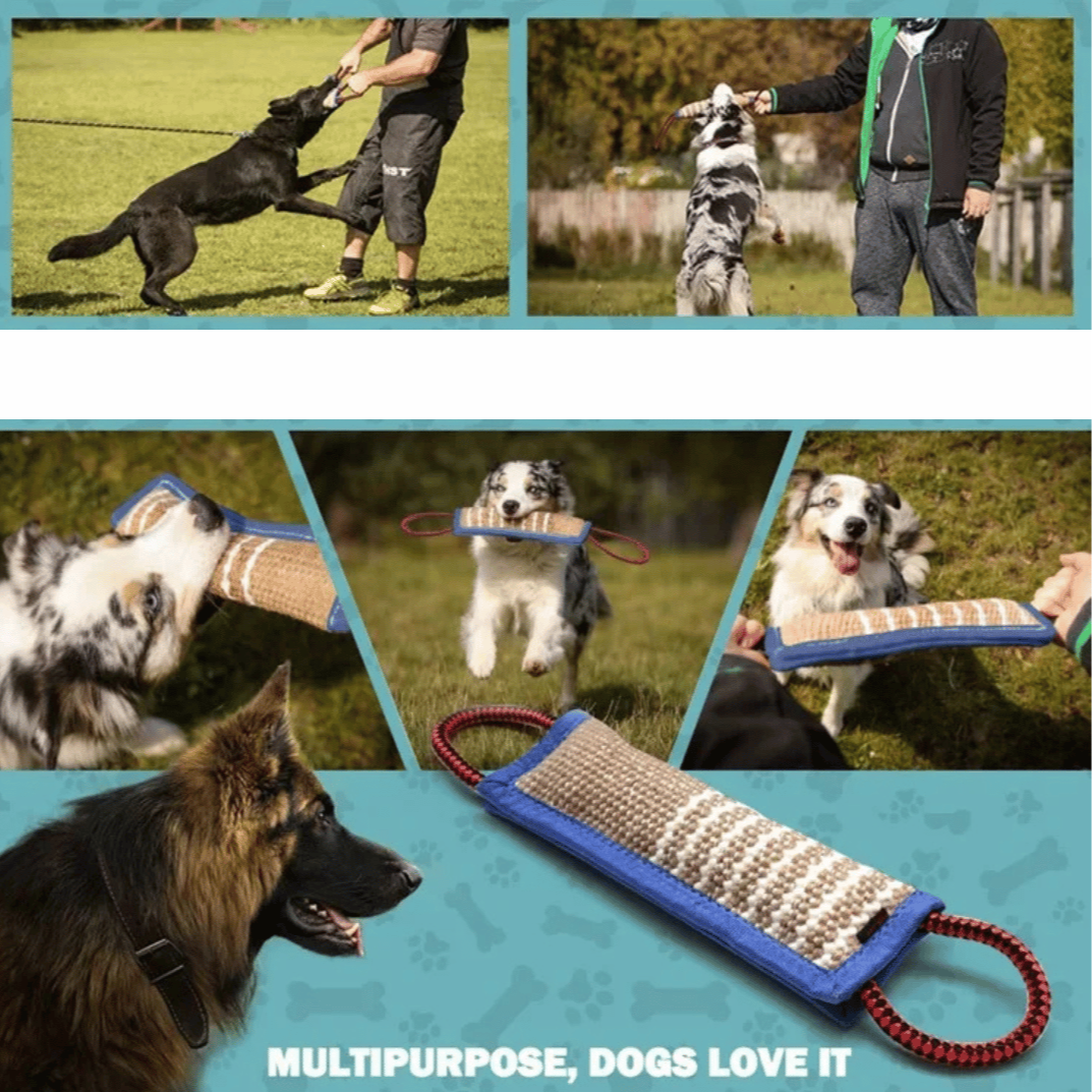 Double-Handle Jute Dog Bite Pillow for Dog Training 8