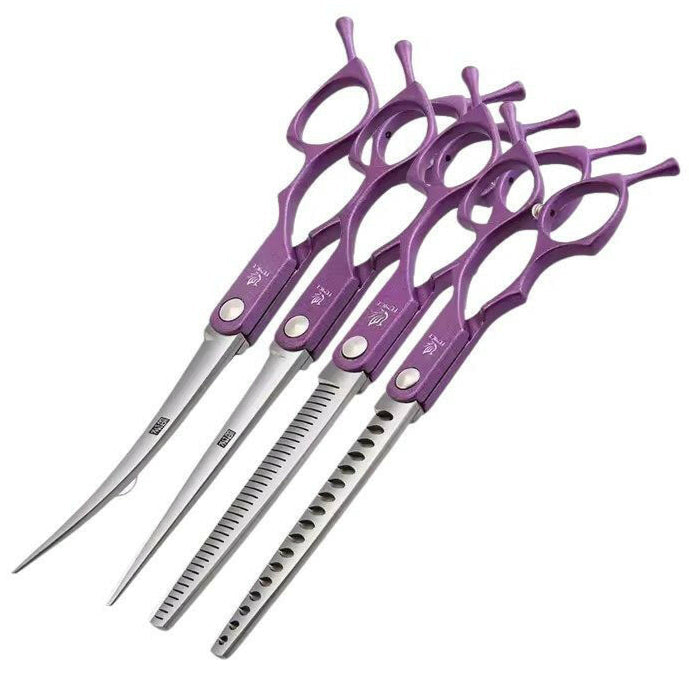 6.5-Inch Professional Dog Grooming Scissors Kit with Ergonomic Handles & High-Precision Stainless Steel 2