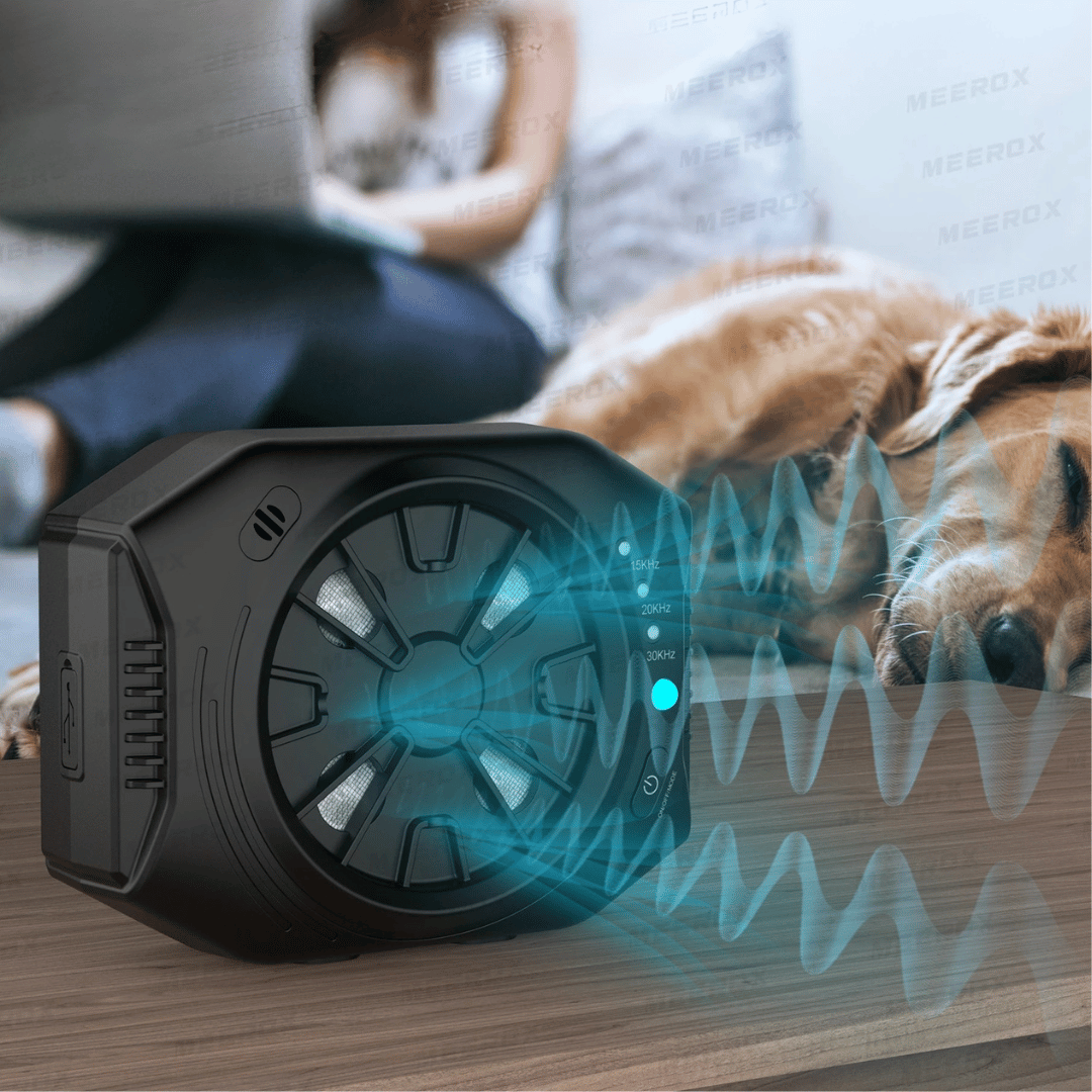 Waterproof Ultrasonic Dog Barking Deterrent Device for Indoor & Outdoor Use 1