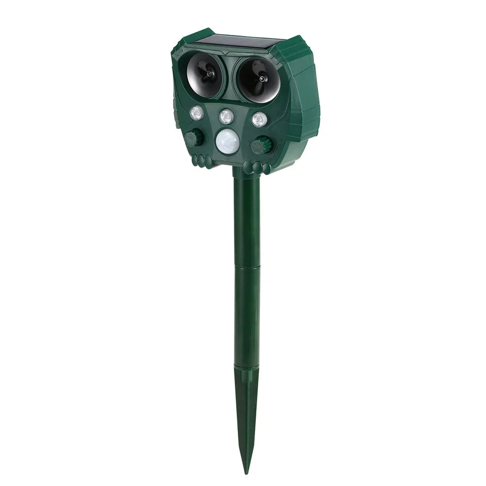 Solar-Powered Ultrasonic Animal Deterrent to Repel Birds, Rodents & Unwanted Cats From Your Garden 2