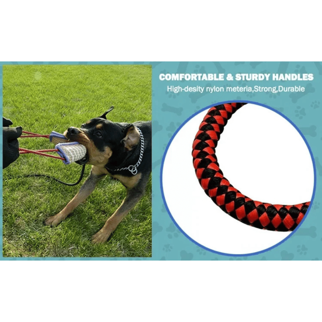 Double-Handle Jute Dog Bite Pillow for Dog Training 10