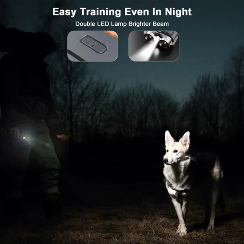 Handheld Ultrasonic Bark Control Dog Training Device with LED Light 5