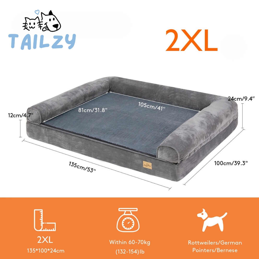 XL Orthopedic Dog Bed Memory Foam Mattress for Large Dogs