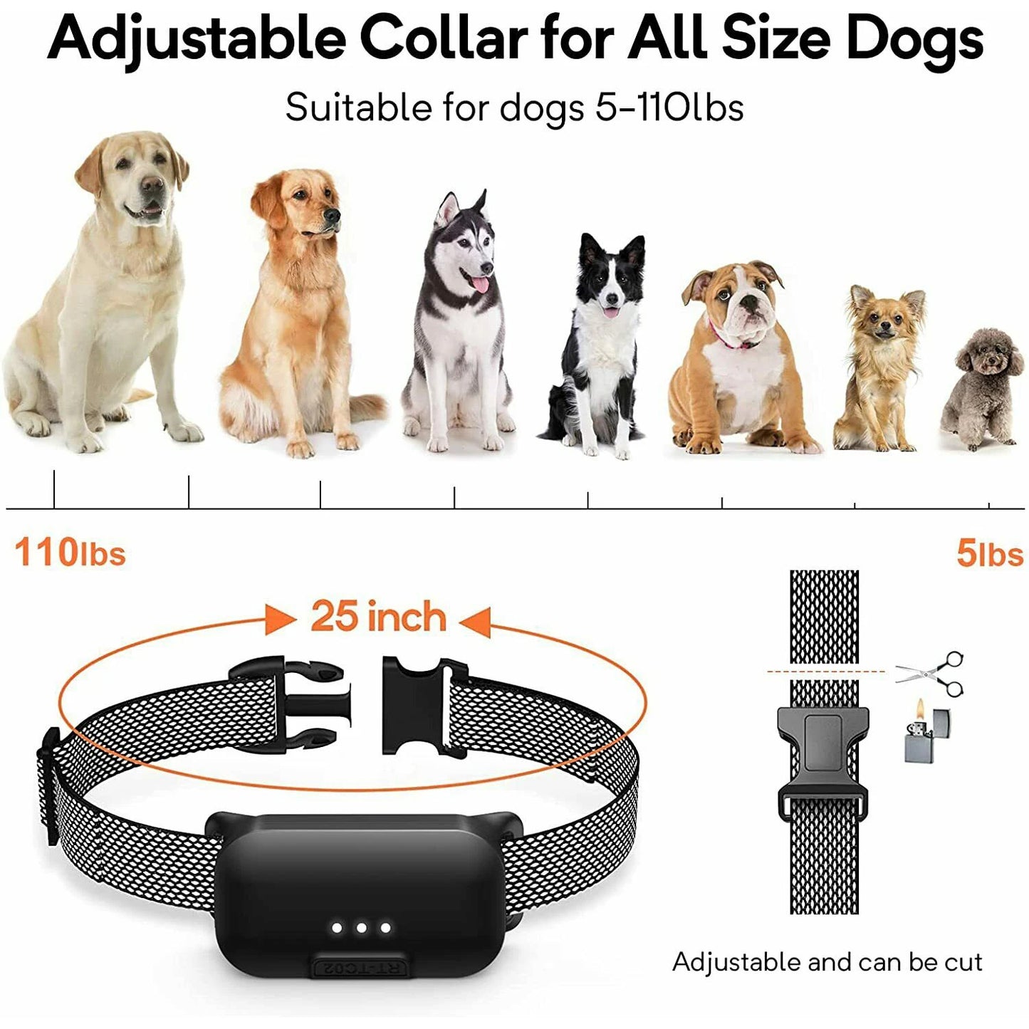 600m Beep, Vibration & Shock Dog Traning Collar 6