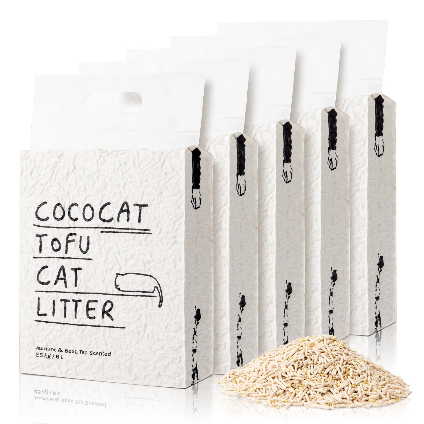 Tofu Cat Litter - Safe, Plant-Based, Flushable & Biodgradable