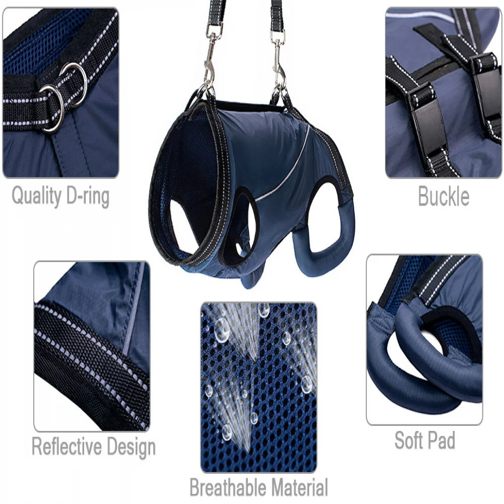 Dog Lift Harness for Injured & Senior Dogs with Arthritis | Adjustable Full Body Dog Support Sling for Rehab 13