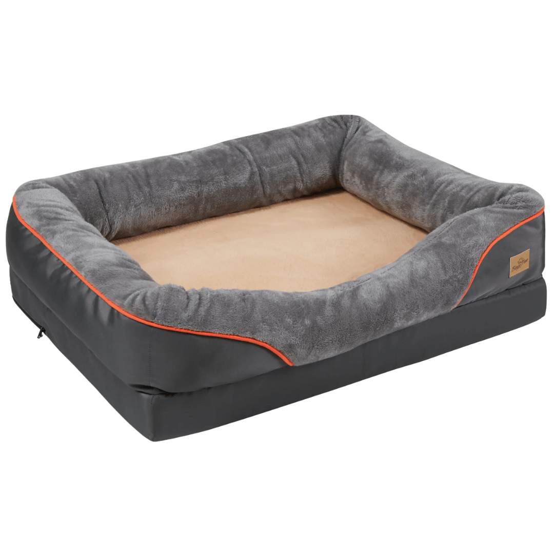 Extra-Large Orthopedic Memory Foam Dog Bed for Large Dogs