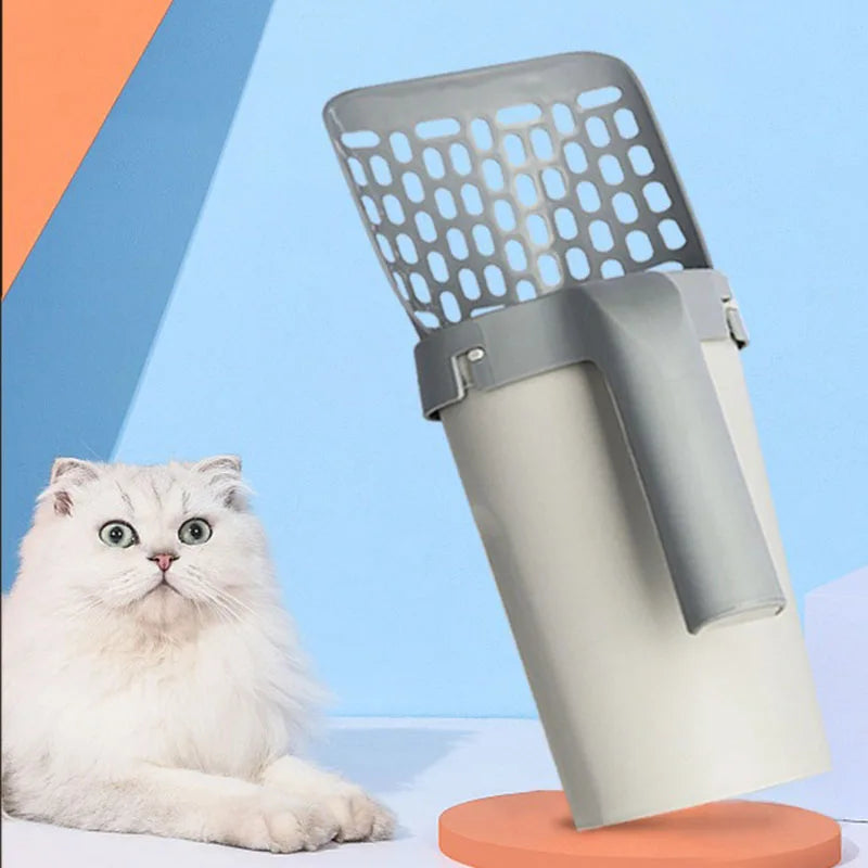 Easy-Scoop Cat Litter Sifter with Attached Waste Container 8