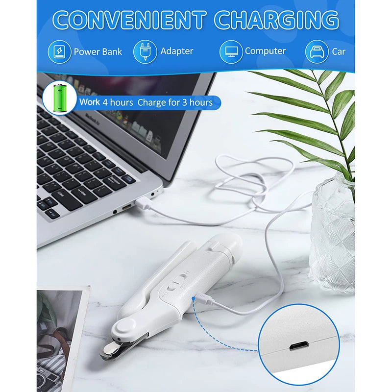 2-in-1 Rechargeable Dog Nail Grinder & Clipper with LED Light 4