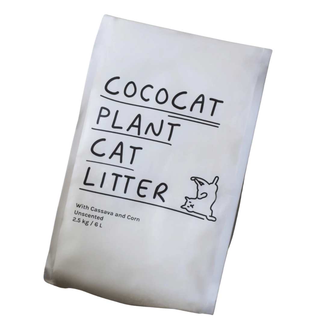 Non-Stick & Unscented Plant-Based Cassava Cat Litter | Biodegradable & Flushable