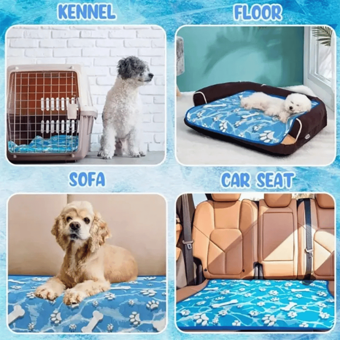Ice Silk Dog Cooling Mat | Self-Cooling Pad for Dogs & Cats 6