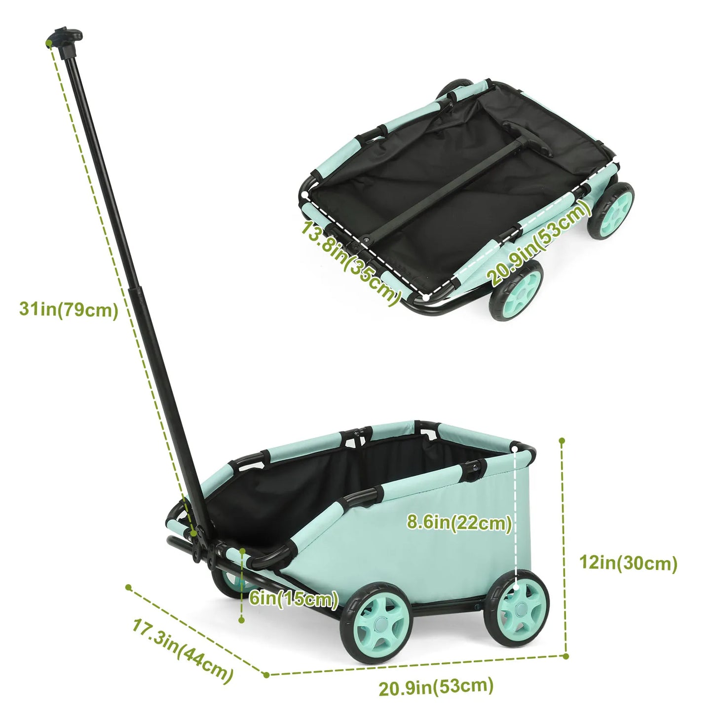 360° Rotating Pet Trolley for Small Dogs & Cats 13