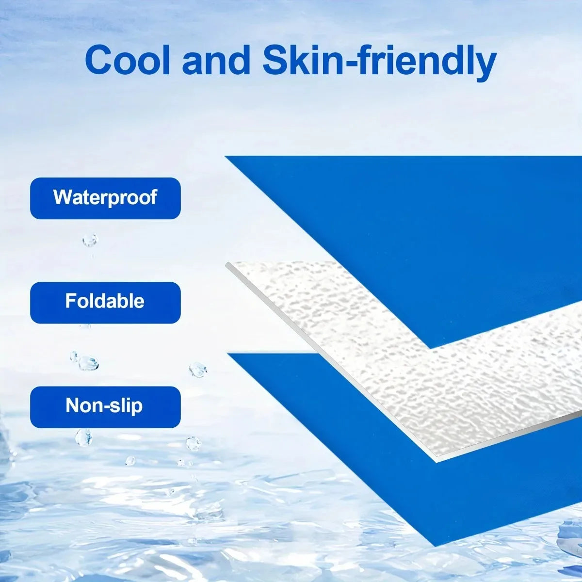Self-Cooling Dog Cooling Mat | Moisture-Resistant & Foldable for Travel