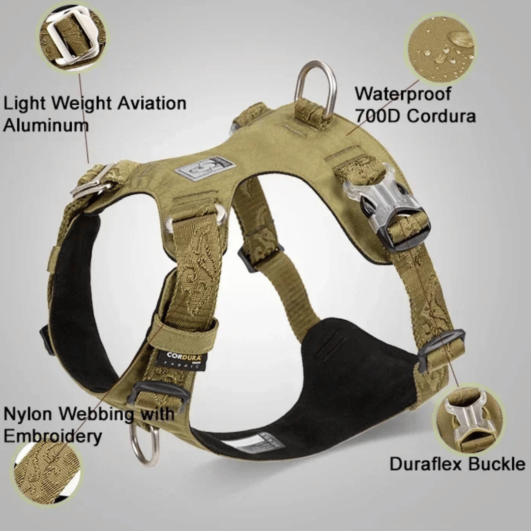 Lightweight & Waterproof Tactical Dog Harness 19