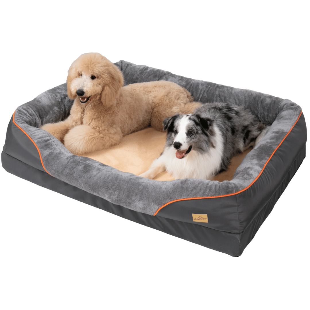 Extra-Large Orthopedic Memory Foam Dog Bed for Large Dogs