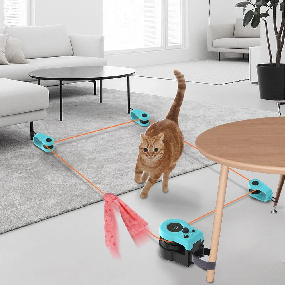 Interactive Cat Hunting Toy | Motion-Based Exercise Game for Indoor Cats