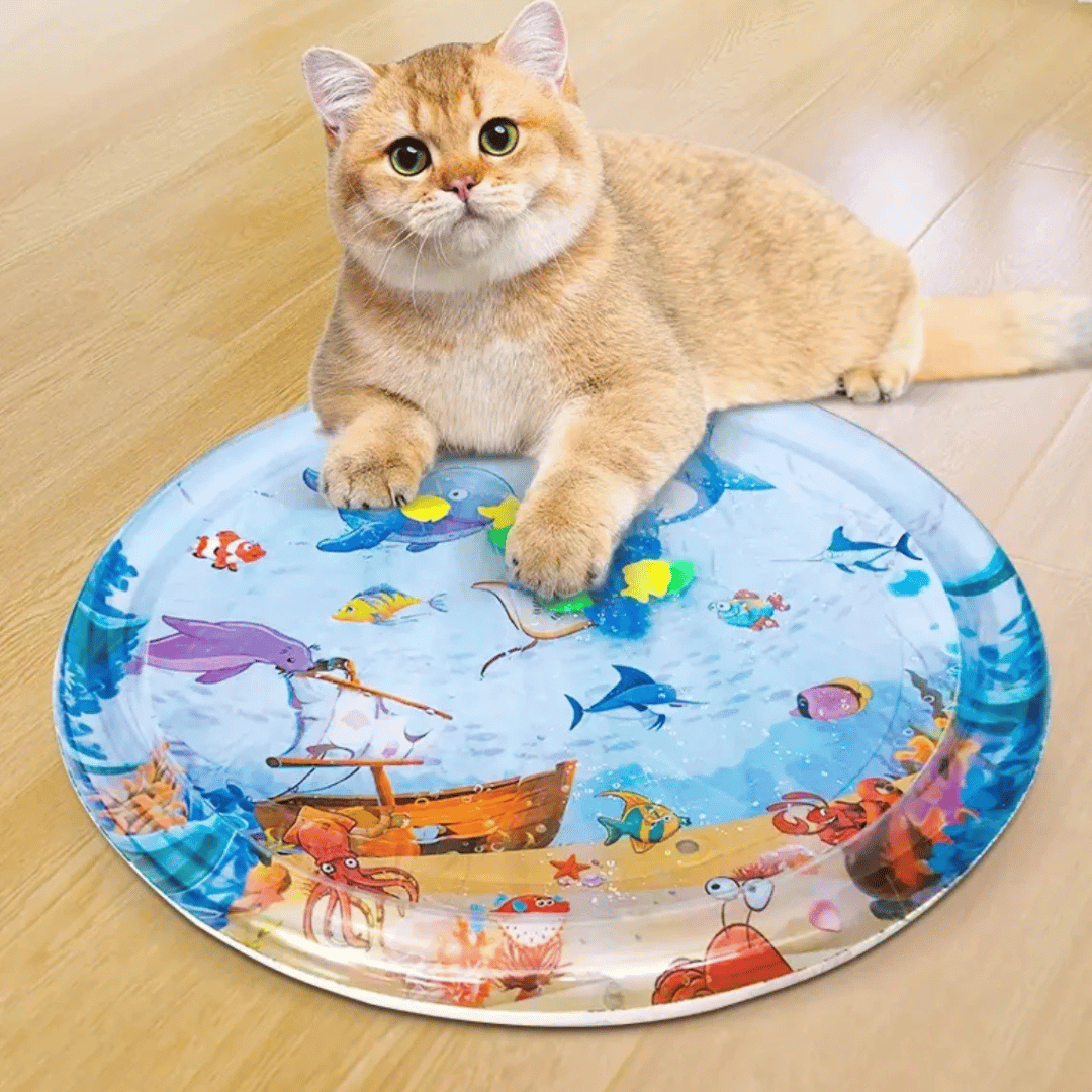 Inflatable & Fillable Sensory Pet Water Bed Cushion 9