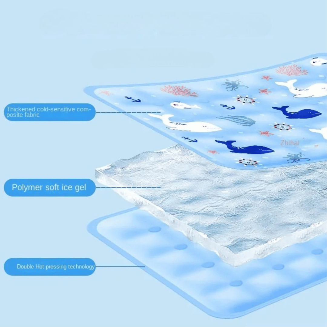 Water-Filled Dog Cooling Mat with Gel Technology 5