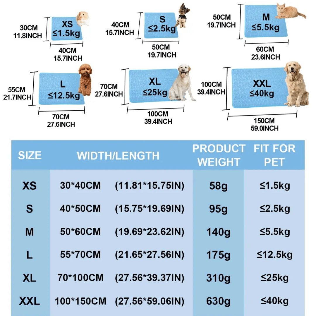 Soft & Breathable Dog Cooling Mat | Washable 9