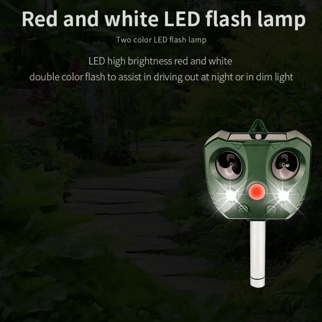 Solar Ultrasonic Animal Repeller for Gardens | Safe Motion-Activated Pest Deterrent for Rodents, Birds, Foxes & Cats 8