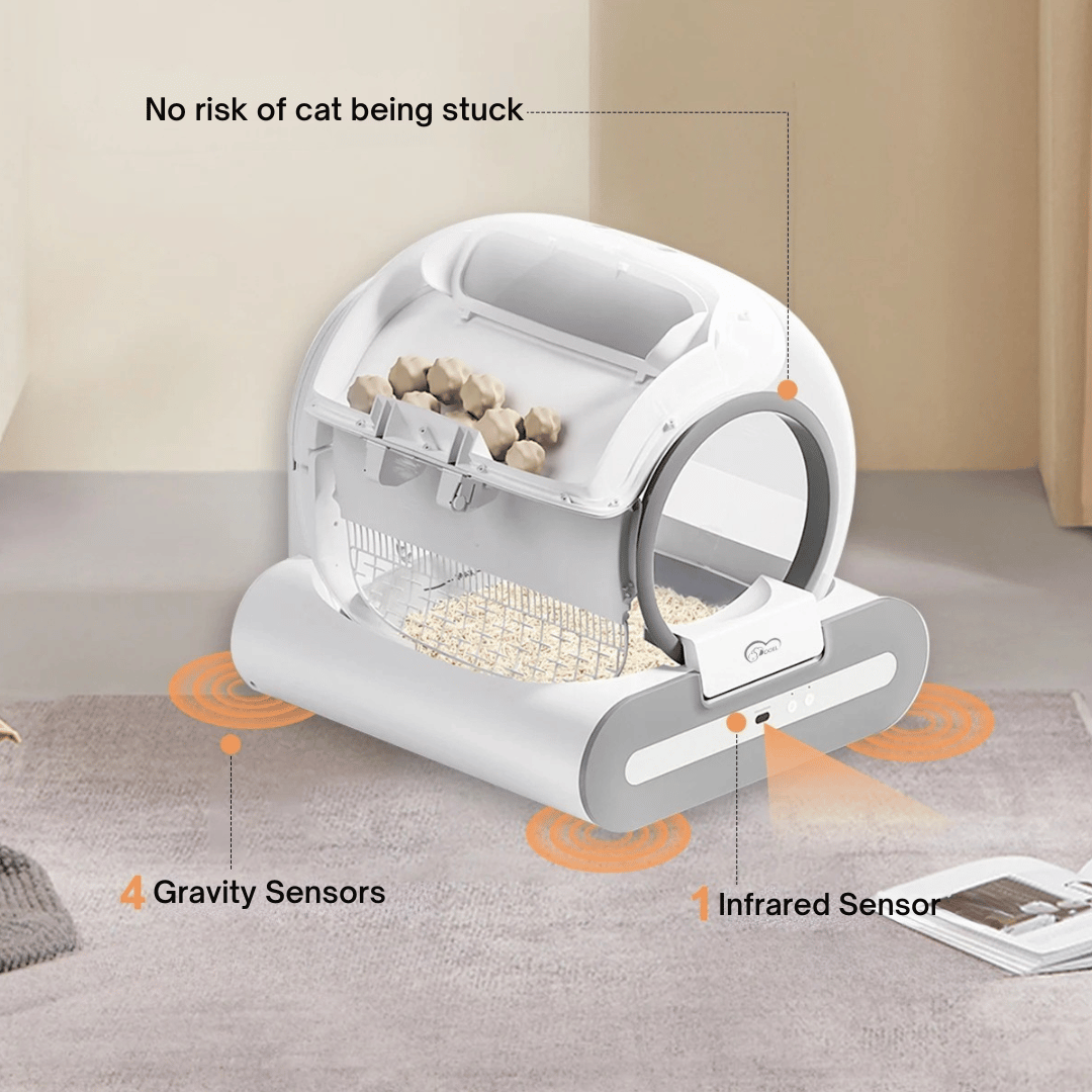 Automatic Cat Litter Box with Self-Cleaning & Smart App Control 8