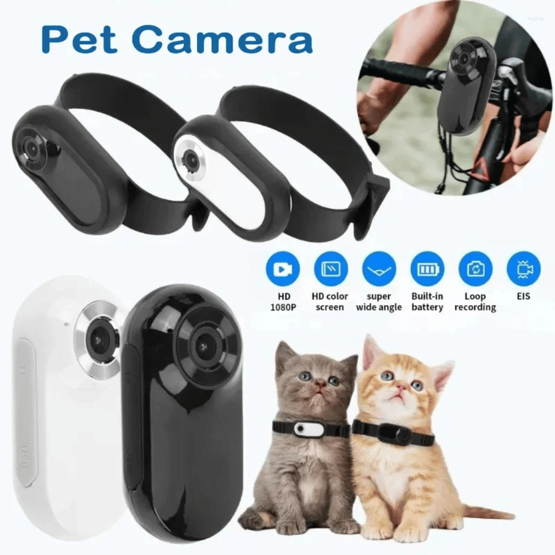 Adventure View HD 1080P Pet Collar Camera | 160° Wide-Angle Recording for Cats & Dogs 18
