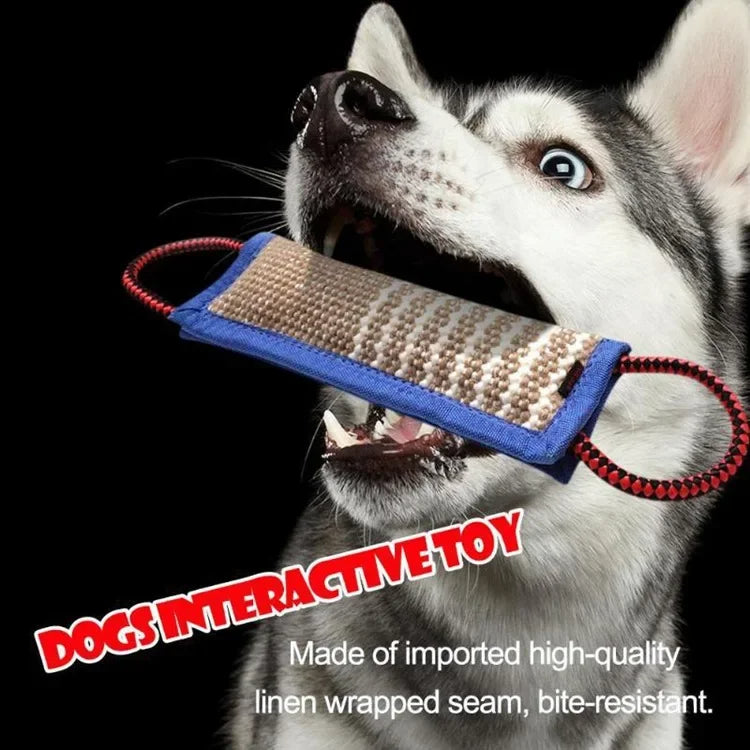 Double-Handle Jute Dog Bite Pillow for Dog Training 7