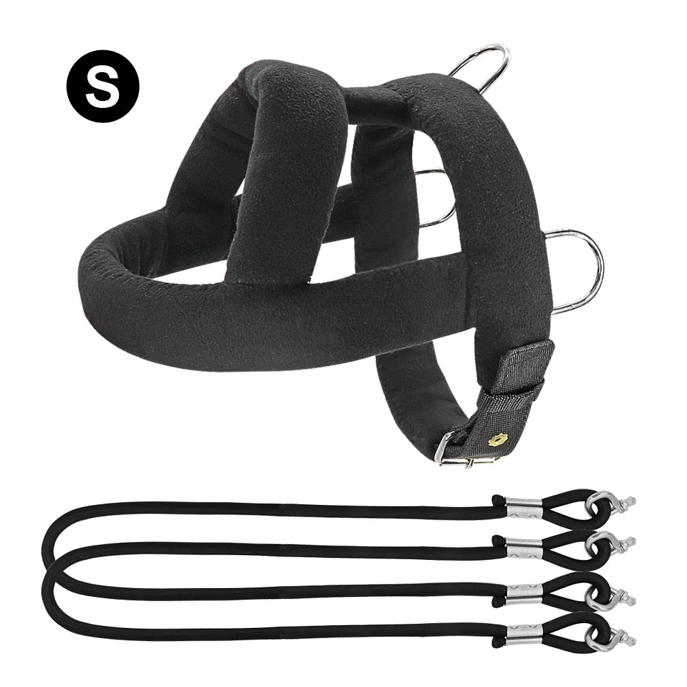 Heavy-Duty Dog Weight Pulling Harness with Padded Comfort for Strength Training 18