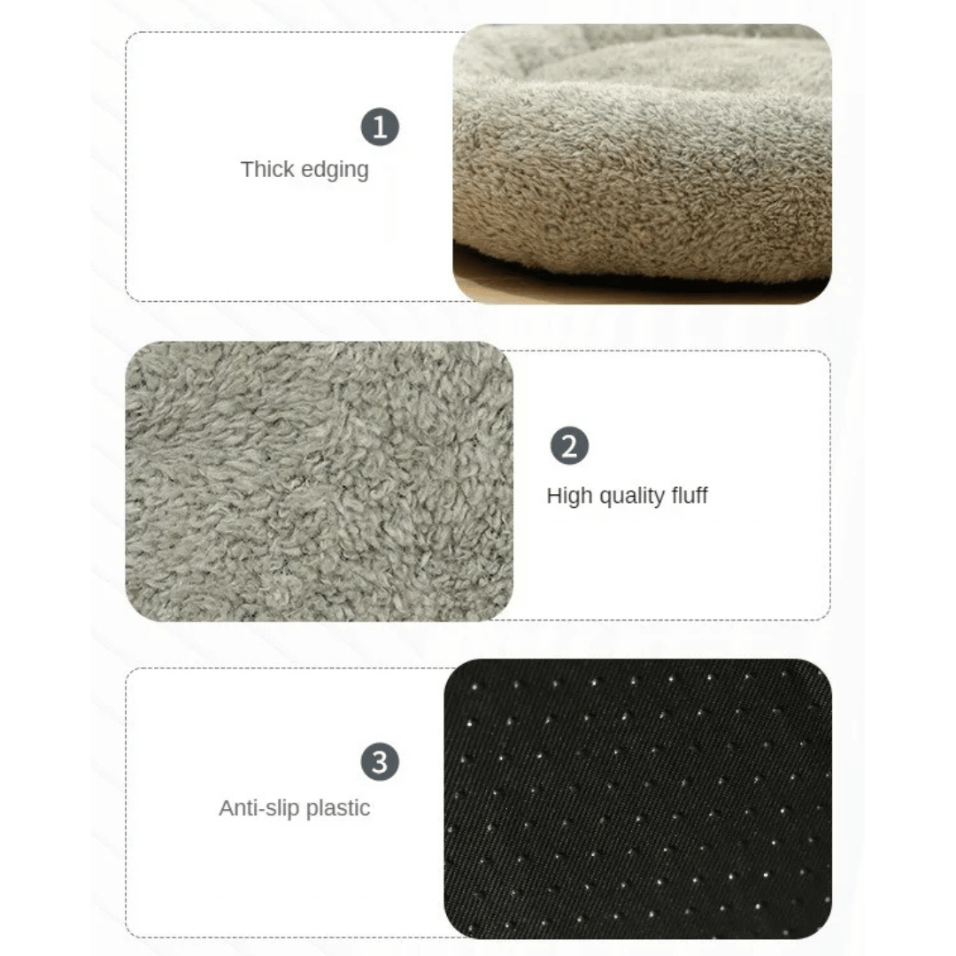 Snug & Soft Circular Fleece Cat Bed 3