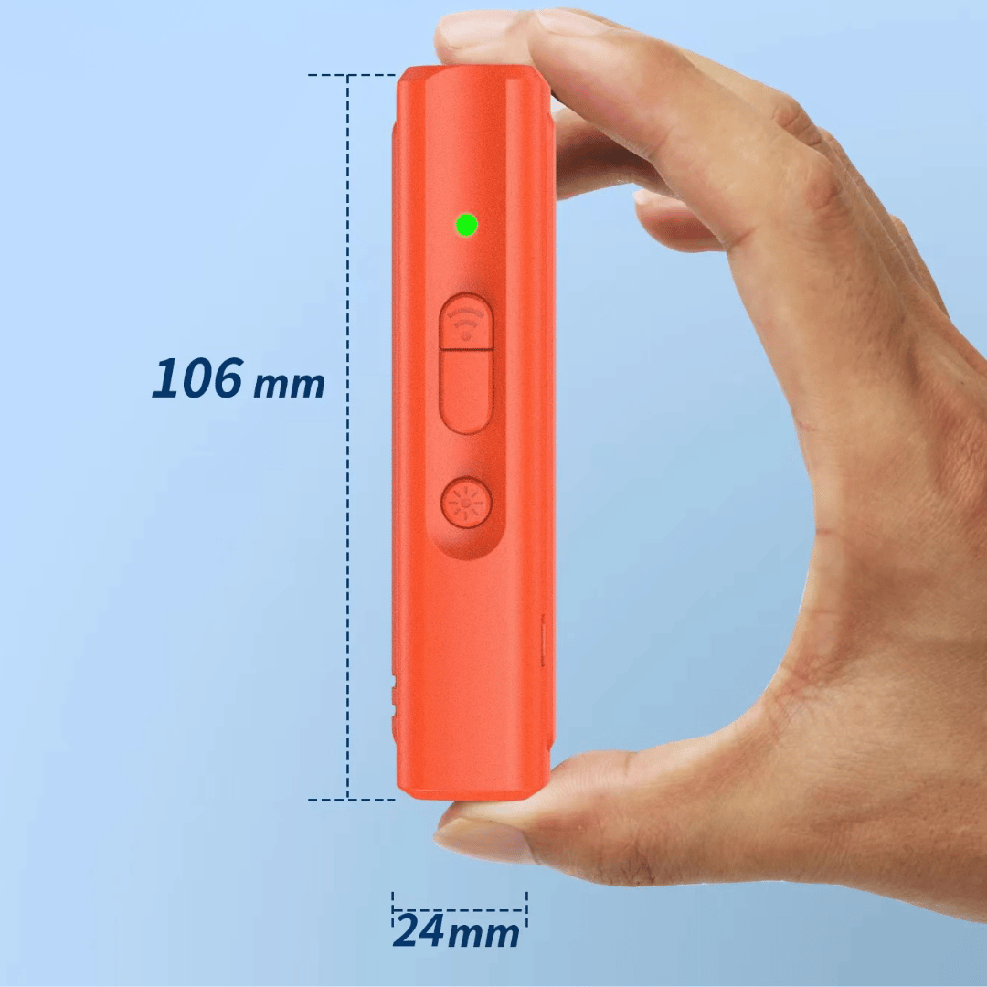 Slimline Ultrasonic Dog Bark Controller with Light & Buzzer | USB Rechargeable 10